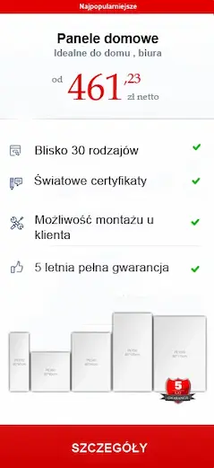 Panele domowe